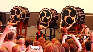 Taiko drums Jfest Moscow [upl. by Kall]