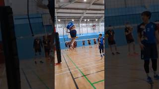 Volleyball Slow Motion Kill Attack by Ihor 🇺🇦 Richmond Docklands [upl. by Farnsworth]