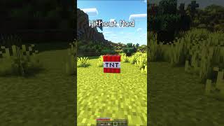 Minecraft No Mods vs BEST MODS shorts [upl. by Aneeras]