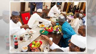 Breaking News  Buhari hosts APC Senators Candidates to a dinner at Aso Rock [upl. by Adeirf]