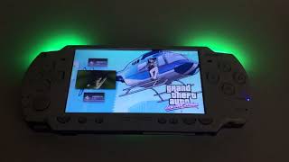 Psp 2000 green amp blue sound reactive led mod [upl. by Timotheus]