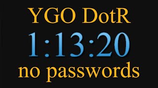 YuGiOh Duelists of the Roses no password Speedrun any in 11320 [upl. by Valdis]