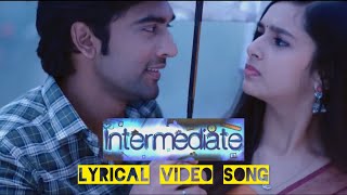 Intermediate Lyrics Song Vinay Shanmukh  Vijay Bulganin trending youtube lovesong telugu [upl. by Inoliel373]