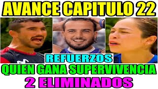 AVANCE CAPITULO 22 QUIEN GANA SUPERVIVENCIA  2 ELIMINADOS  PELEA Y REFUERZOS EXATLÓN MEXICO 2024 [upl. by Palgrave]