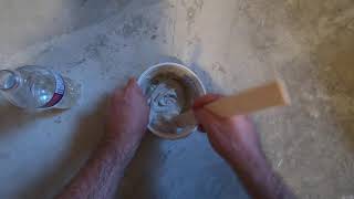 Filling drywall gaps with sheetrock 90 before taping [upl. by Spielman]