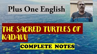 THE SACRED TURTLES OF KADAVU  PLUS ONE ENGLISH  NOTES  TEXTUAL ACTIVITIES [upl. by Blase592]