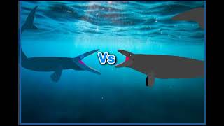 Mosasaurus vs Tylosaurus 🦖🦈🐟 [upl. by Gnilrits]