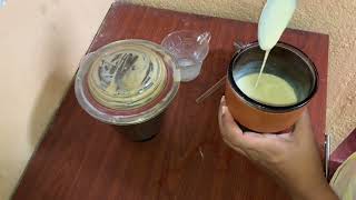 කෙසෙල් සහ රට ඉඳි smothie How to make banana and dates smoothie [upl. by Hcib]