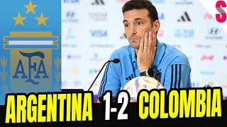 Rueda de Prensa de Lionel Scaloni  Argentina 12 Colombia por eliminatorias [upl. by Ragouzis]