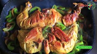 TEKA INKOKO IRYOSHYE NTA MAVUTA NTA FURU AHUBWO MU IPANU A healthy grilled chicken no oil no oven [upl. by Anez]