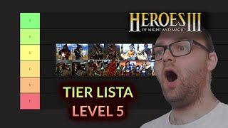 TIER LISTA jednostek 5 POZIOMU w HEROES 3 [upl. by Hussey492]