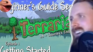 Forsen Reacts  Getting Started Terraria 14 Beginners Guide Series [upl. by Aracahs846]