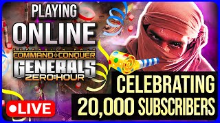 20000 Subscriber Special NonStop Online Multiplayer Matches  CampC Generals Zero Hour [upl. by Merrielle665]