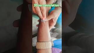 iv cannulation technique ll iv cannula lagana sikhe ll [upl. by Naugan]