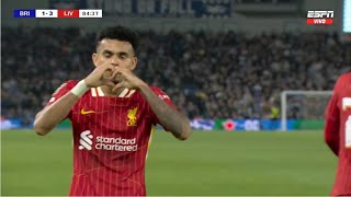 LUIS DIAZ QUE GOLAZO HOY LIVERPOOL vs BRIGHTON [upl. by Mervin]