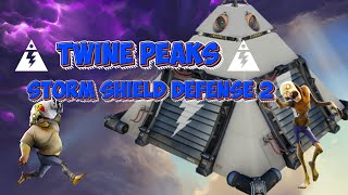 Fortnite Save The World  TWINE PEAKS Storm Shield Defense 2 Gameplay [upl. by Nnaitsirk]