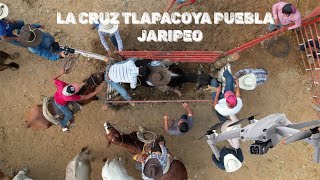 Jaripeo en La Cruz Tlapacoya Puebla acompañando a mi compa Lupe Silva a grabar su programa [upl. by Netsruk788]