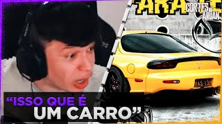 ARUAN REAGE A MOTIVOS PARA TER UM MAZDA RX7 OU RX8 ZUEIRA INSANA  Cortes do Aruan [upl. by Dnomaid468]