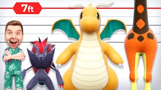 Pokemon Height Catching Challenge [upl. by Neliac]