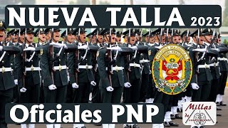 Nueva TALLA mínima 2023 👮‍♂️ Admisión EO PNP [upl. by Alvie507]