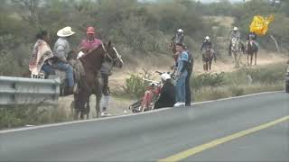 Peregrinos van a celebrar a San Martin Caballero en la comunidad San Martin de Terreros [upl. by Redliw463]