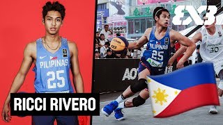 Ricci Rivero  The Philippines Rising 3x3 Star  Mixtape Monday  3x3 Basketball [upl. by Rudwik]