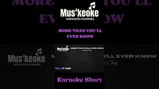 MORE THAN YOULL EVER KNOW  Daryl Ong  Karaoke  Shorts karaoke sing music darylong [upl. by Ecirtnas313]