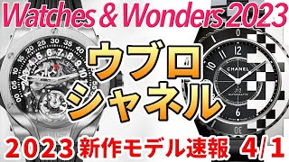 【新作時計2023】ウブロとシャネル 新素材の魔術師が生み出す至極のアート作品群！ watchesandwonders2023 [upl. by Gonta]