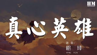 楊坤  真心英雄『在你我的心裏流動』【動態歌詞Lyrics】 [upl. by Elleahcim242]