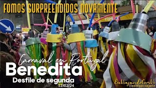 Carnaval em Portugal  Surpreendeu mais uma vez Desfile de Carnaval em Benedita  120220224 [upl. by Cavill]