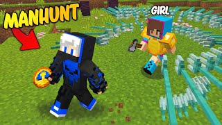 Speedrunner VS Hunter With My Girlfriend But i Can Control The Time in Minecraft [upl. by Sari]