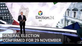 General Election confirmed for 29 November [upl. by Aleekahs898]