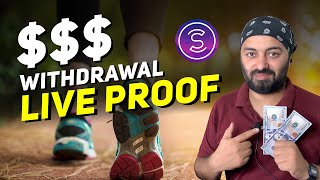 LIVE PROOF 🤑How to Withdraw 🤩 Money from Sweat Coin APP [upl. by Schenck]