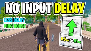 BEST NO INPUT DELAY SETTINGS HUGE DIFFERENCE Fortnite Season 3 [upl. by Notnilc59]