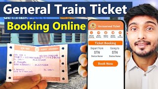 General ticket kaise book kare  UTS Ticket Booking  How to book general ticket online  IRCTC [upl. by Ttennaej]