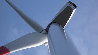 Wind turbines in the Hunsrück  RhinelandPalatinate  Germany [upl. by Sualokcin930]