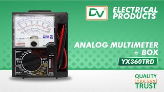 YX360TRD Analog Multimeter [upl. by Adlih]