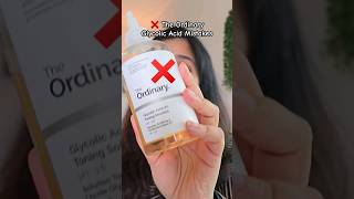 ❌ The Ordinary Glycolic Acid Mistakes That Will DESTROY Your Skin shorts skincare [upl. by Dietrich]