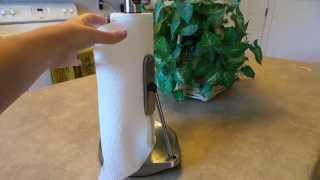 simplehuman paper towel holder works [upl. by Ahsinek]