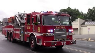 The Best Of Clifton Fire Truck 2 And Engine 5 Responding Compilation [upl. by Haibot]