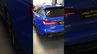 Sportauspuff Audi RS6 C8 V1  V3 by asgsound [upl. by Hannad]