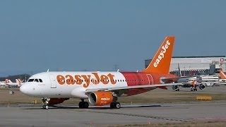 HD NEW SPECIAL COLORS easyJet Tartan cs landing amp takeoff at GenevaGVALSGG [upl. by Petula]