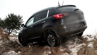 Kia Sportage 2013 тестдрайв на бездорожье offroad [upl. by Rola]