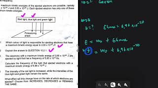 Photoelectric Effect Grade 12 Physics November 2024 F 1106667 °C [upl. by Sigismund]