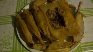 COMO SE HACEN LOS TAMALES DE CARNE EN EL RANCHO [upl. by Kath]