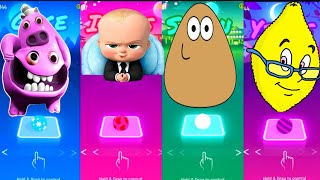 CHEFPIGSTER🆚Baby boss🆚Pou🆚MsLemonS🔥Who is best [upl. by Emarej804]