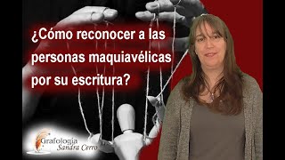 ¿Cómo reconocer a las personas maquiavélicas por su escritura [upl. by Nale]