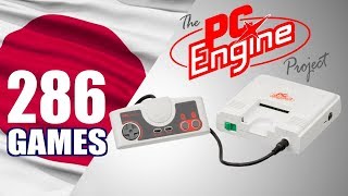 The PC Engine Project  All 286 PCE Games  Every Game JP [upl. by Eilyab]