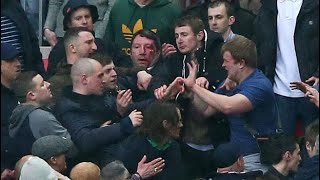 15 Millwall Hooligans Attack 8 Thousand Arsenal Fans [upl. by Anawqahs]