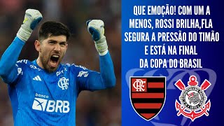 HISTÃ“RICO ROSSI BRILHA FLA SEGURA PRESSÃƒO E AVANÃ‡A PARA A TERCEIRA FINAL SEGUIDA NA COPA DO BR [upl. by Aven]